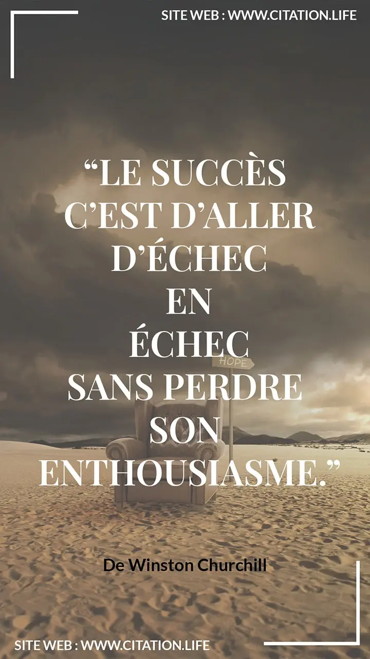 Citation sur l’échec