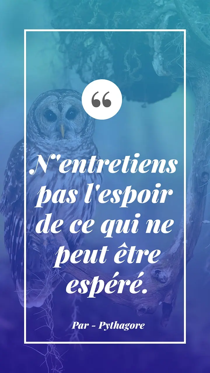 Citation sur l'espoir