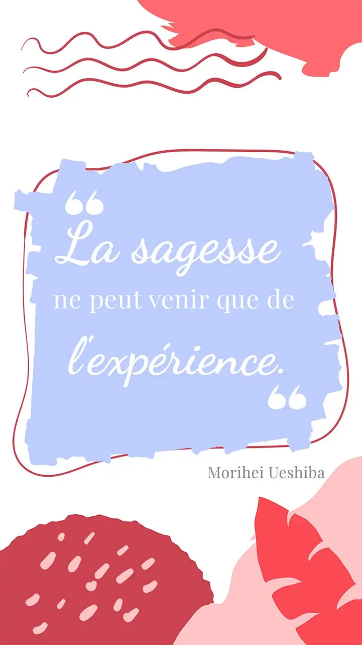 Citation sur l’expérience