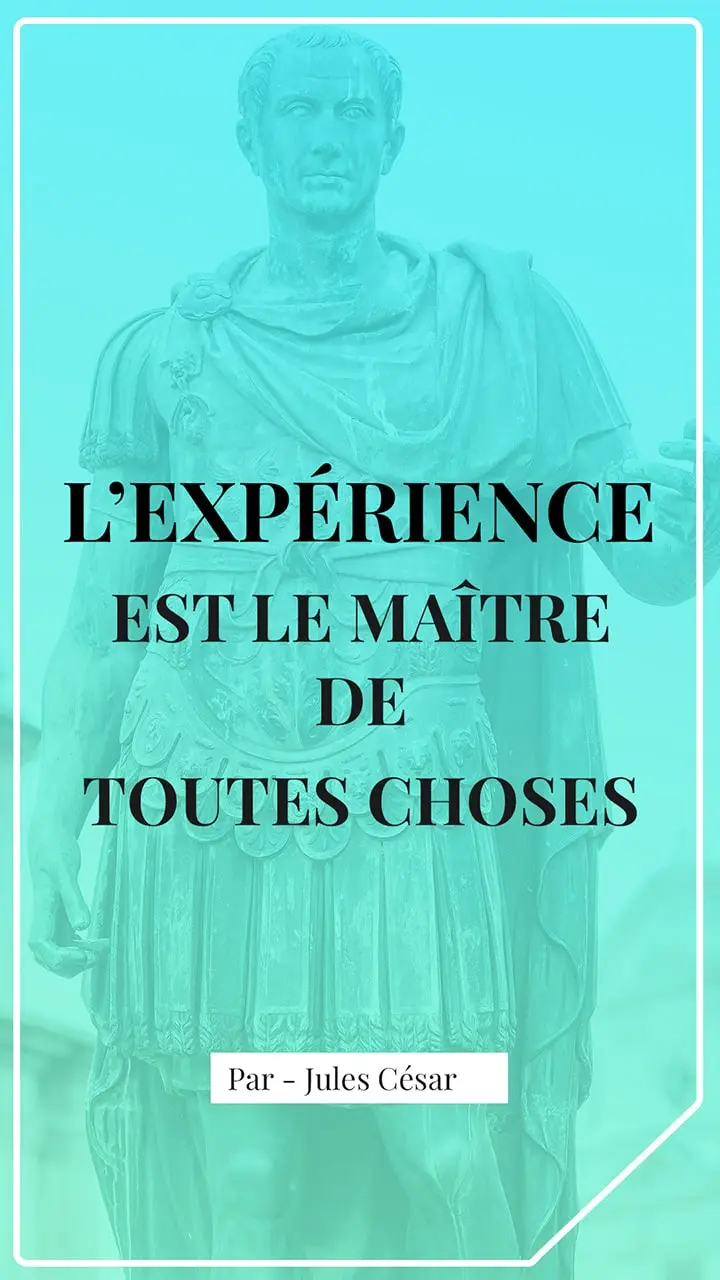 Citation sur l’expérience