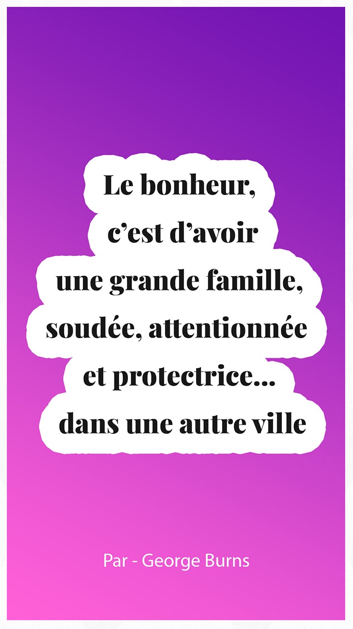 Citation sur la famille 