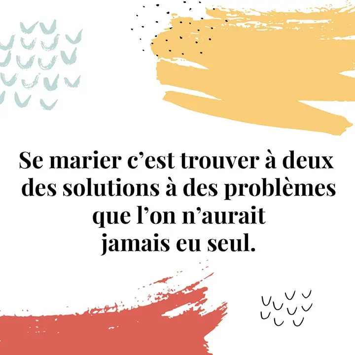 Citation humoristique sur le mariage