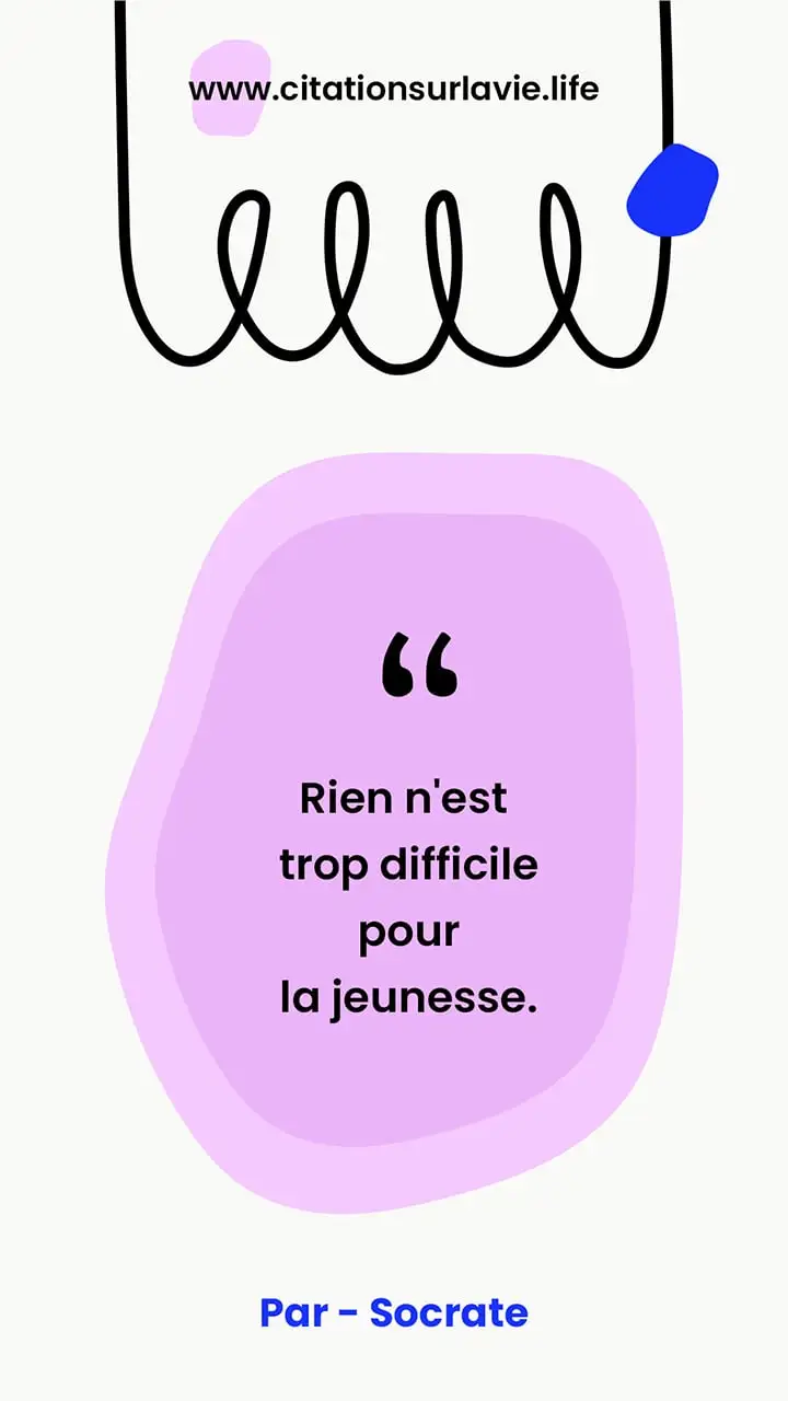 Citation sur la jeunesse