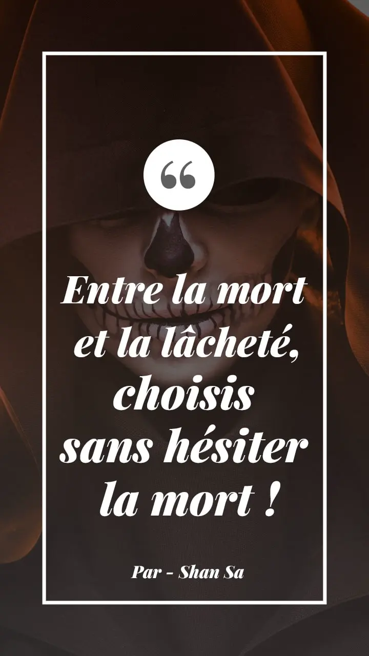 Citation sur la mort