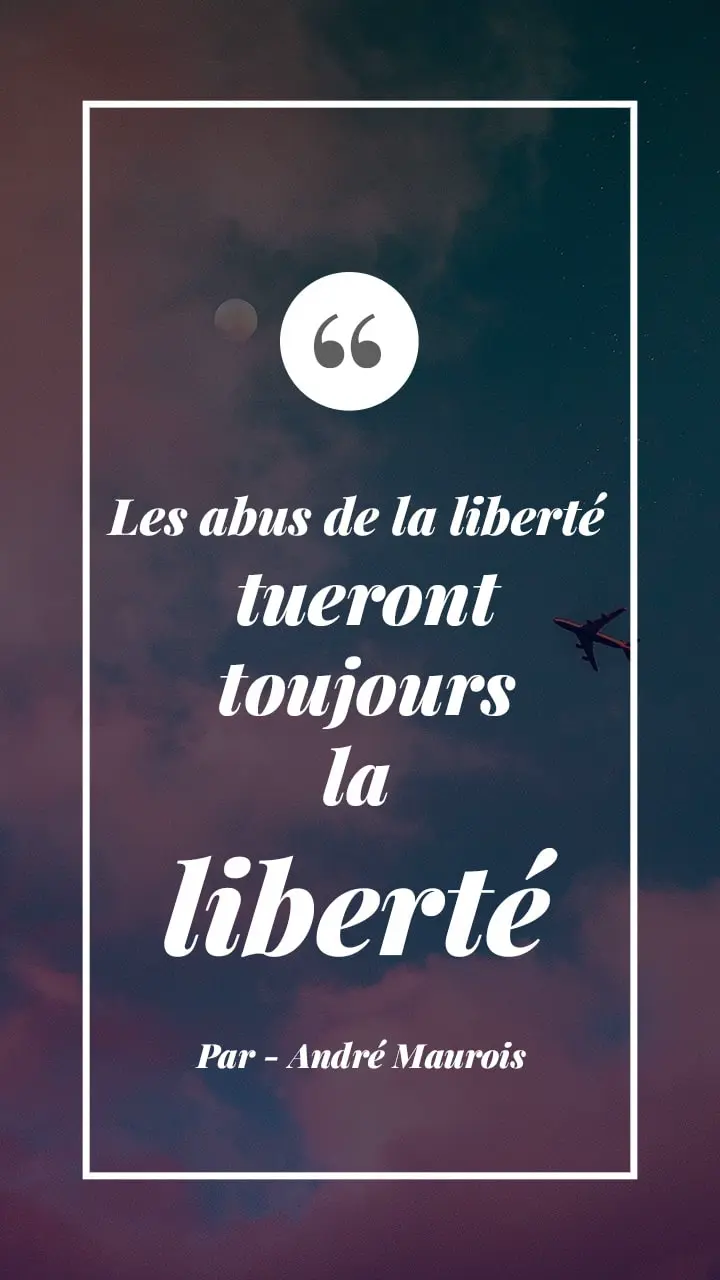 Citation sur la liberté