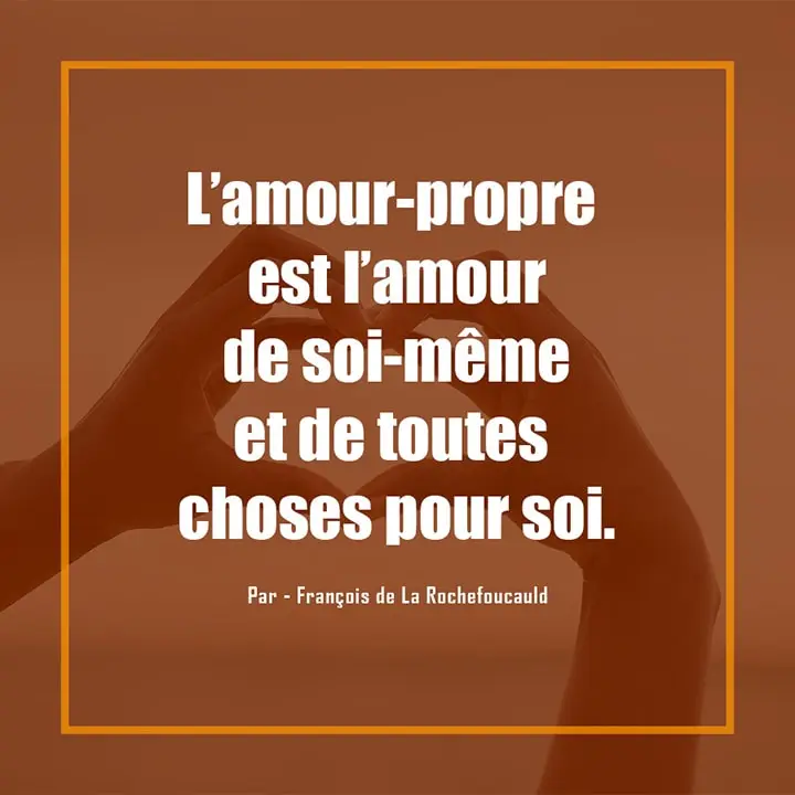 Citation sur l'amour-propre