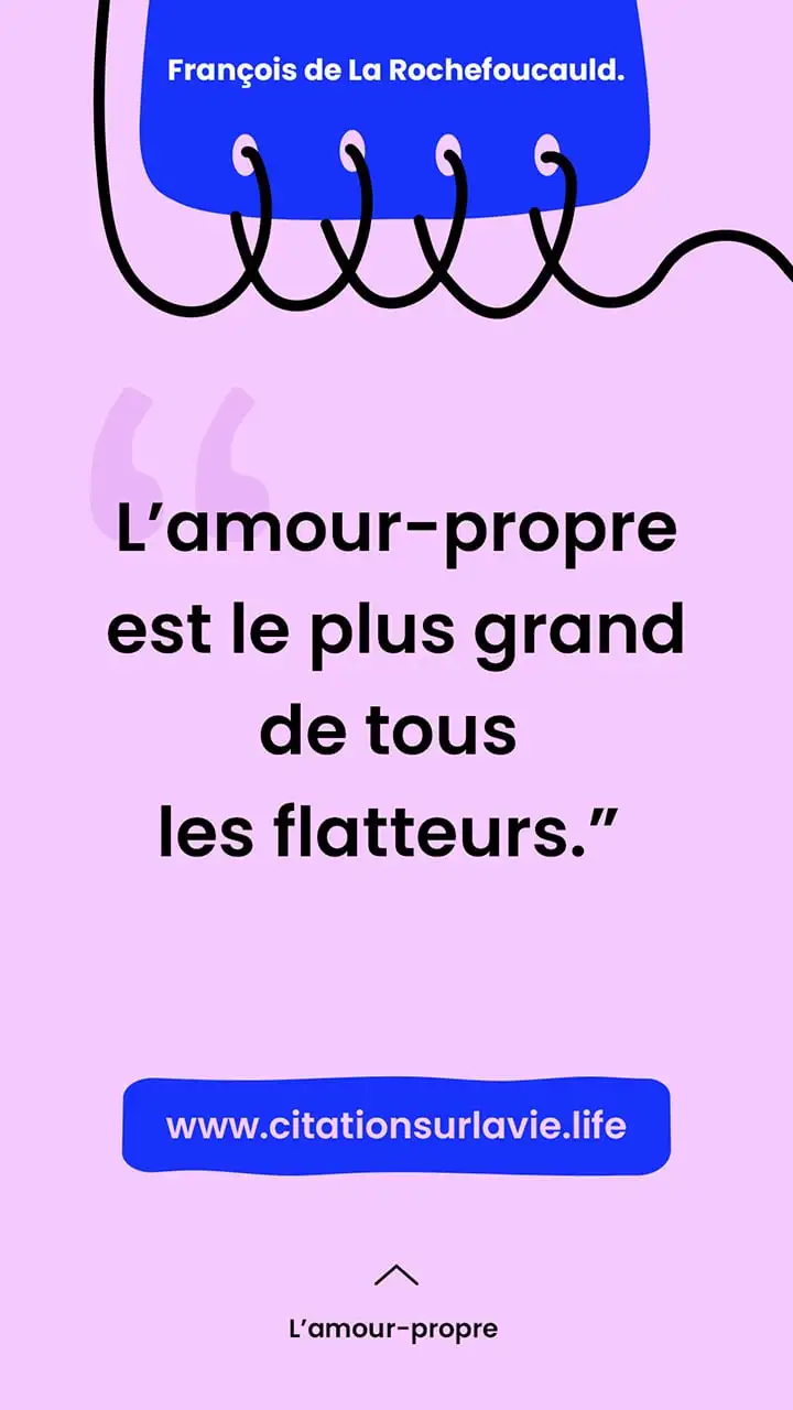 Citation sur l'amour-propre 