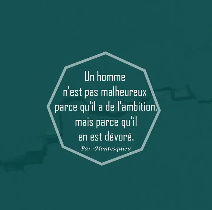 Citation sur l'ambition