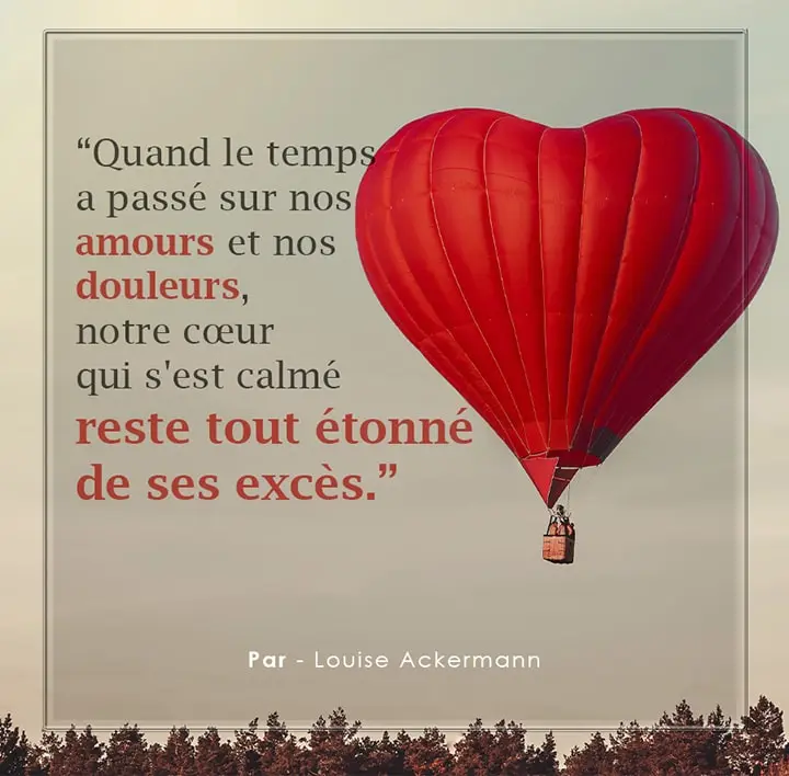 Citation sur le temps et l'amour