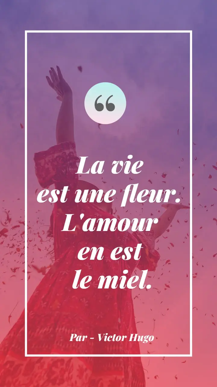 Citation d'amour par Victor Hugo 