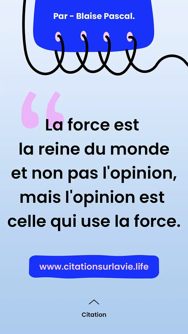 Citation philosophique sur l’opinion 