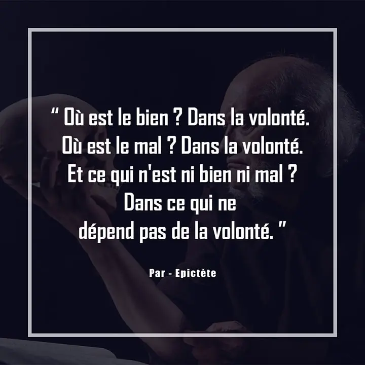 Citation philosophique sur la volonté 