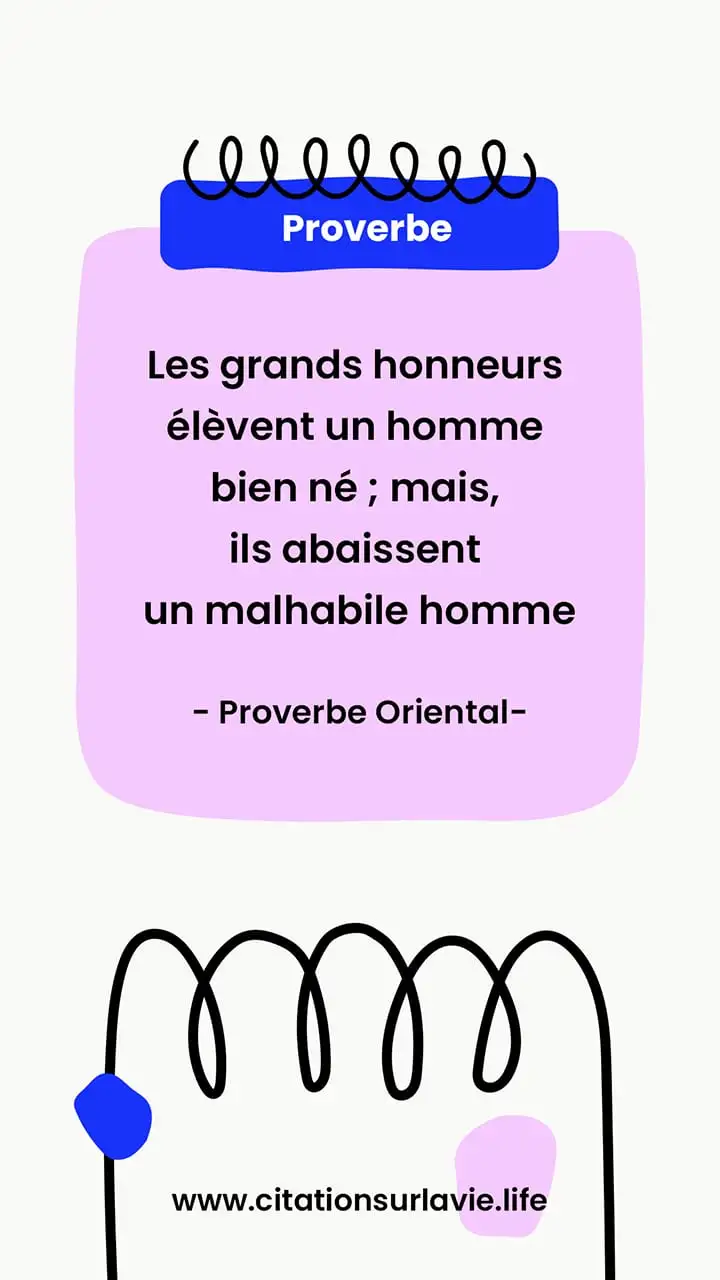 Proverbe sur l'honneur