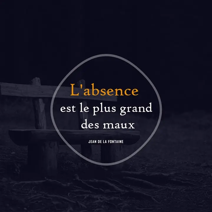 Citation sur l'absence 