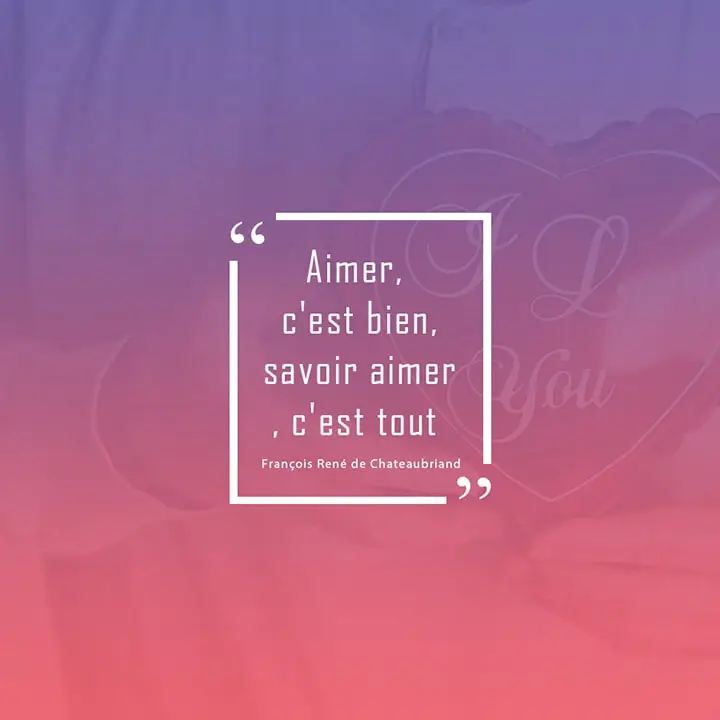 Citation amoureuse 