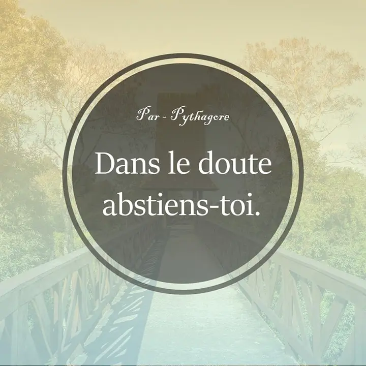 Citation philosophique sur le doute 