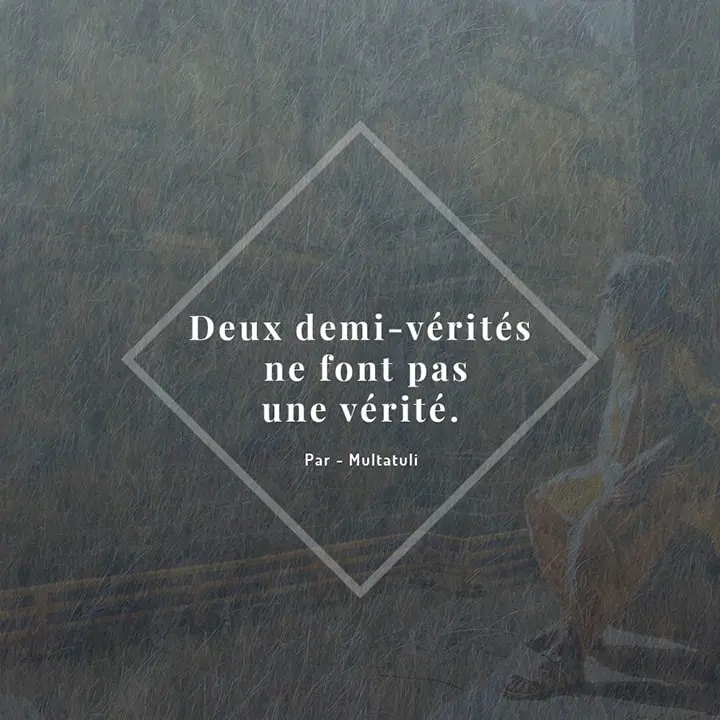 Citation sur la vérité 