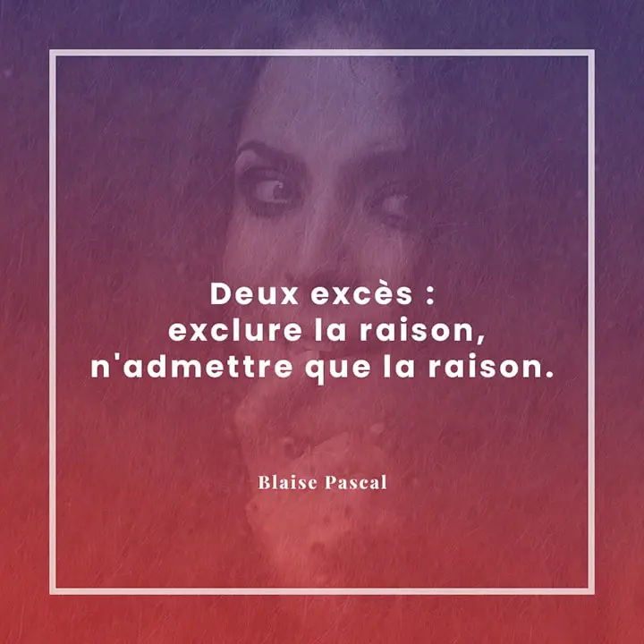 Citation sur la raison 